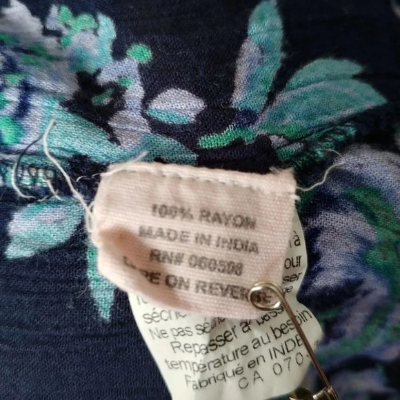 Angie Peasant-Style Bohemian Blouse, Crocheting, S - Picture 8 of 8